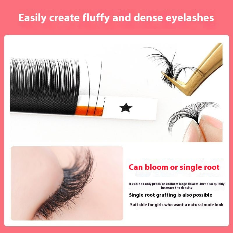 Dichte, runde Wimpern aus Mink-Haar