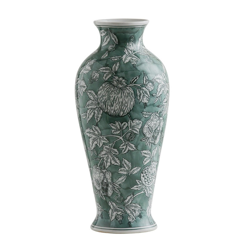 Keramikvase Vintage Jade Grün – Bild 5 | LuxeStyle