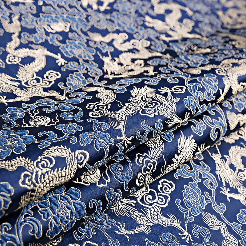 Brokatstoff Seide Antiker Tang-Anzug Cheongsam – Bild 19 | LuxeStyle