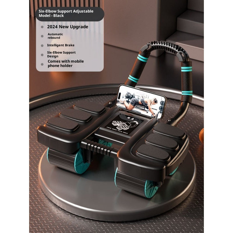 Bauchmuskelrad mit automatischem Rebound