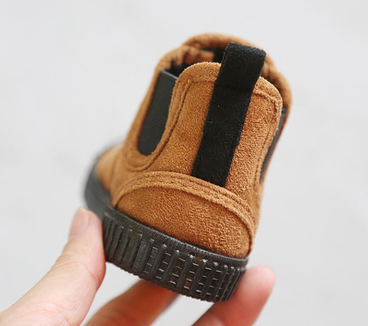 Warme Velour-Kinderschuhe
