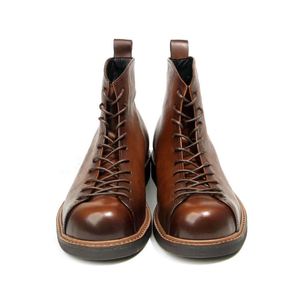 Amekaji Martin Boots aus echtem Leder