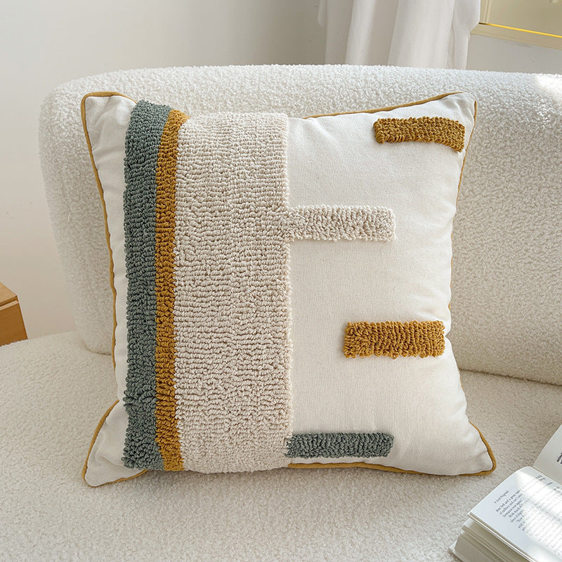 Modernes besticktes Kissen- oder Handtuchbezug – Bild 5 | LuxeStyle