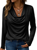Damen Rollkragen Langarm-Top – Bild 5 | LuxeStyle