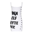 Midikleid mit Falten und Schriftzug – Bild 1 | LuxeStyle