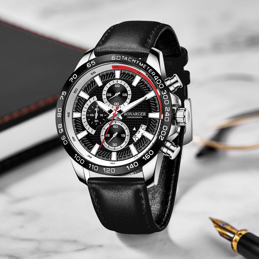 Herren Sportuhr mit Quarzwerk | LuxeStyle