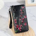 Handtasche mit Blumenprägung und Reissverschluss – Bild 5 | LuxeStyle