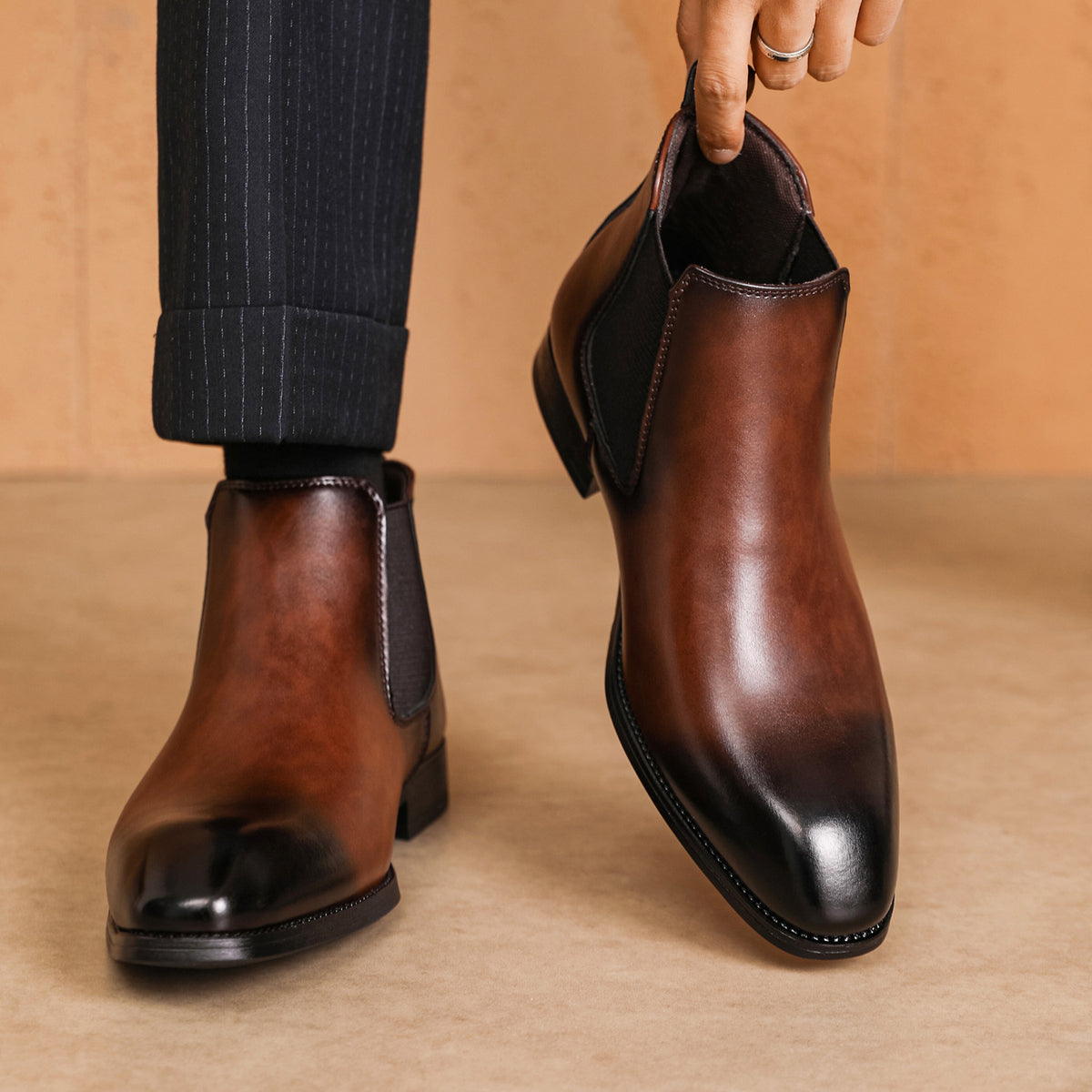 Chelsea Retro Langschaft-Stiefel – Bild 2 | LuxeStyle