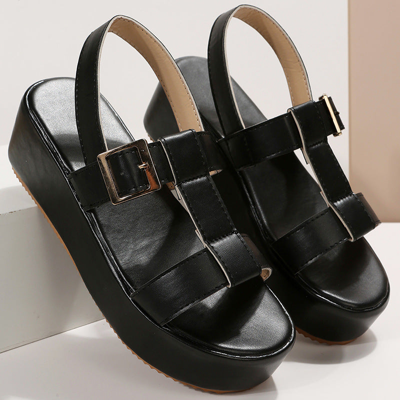 Fashion Personality Plateau-Sandalen – Bild 5 | LuxeStyle