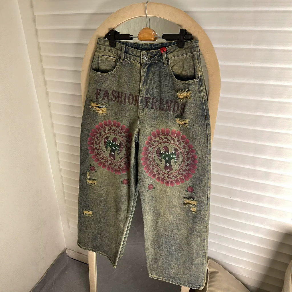 Loose-Fit Denim-Hose für Herren