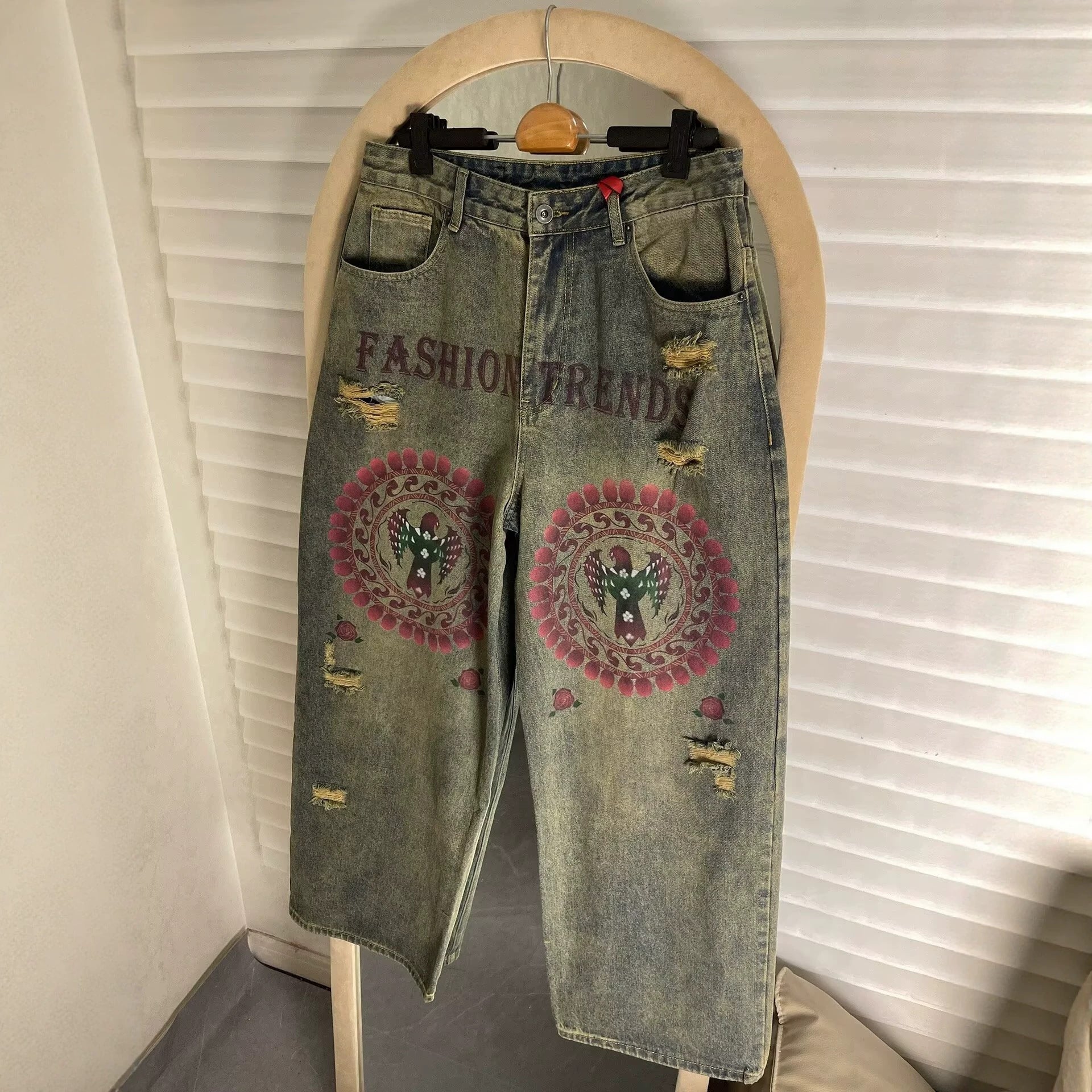 Loose-Fit Denim-Hose für Herren