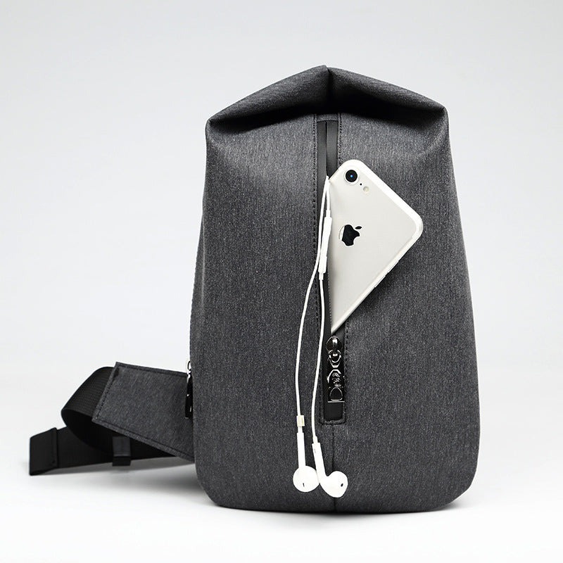 Trendige Canvas-Brusttasche für Herren – Bild 4 | LuxeStyle