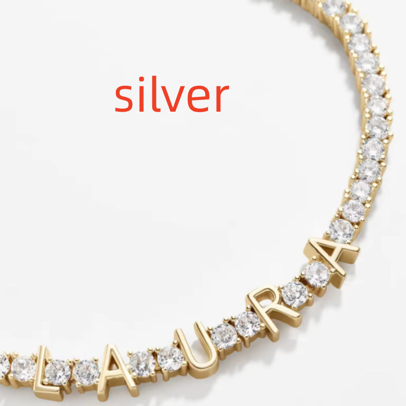 Personalisiertes Tennis-Armband mit Zirkonia – Bild 1 | LuxeStyle