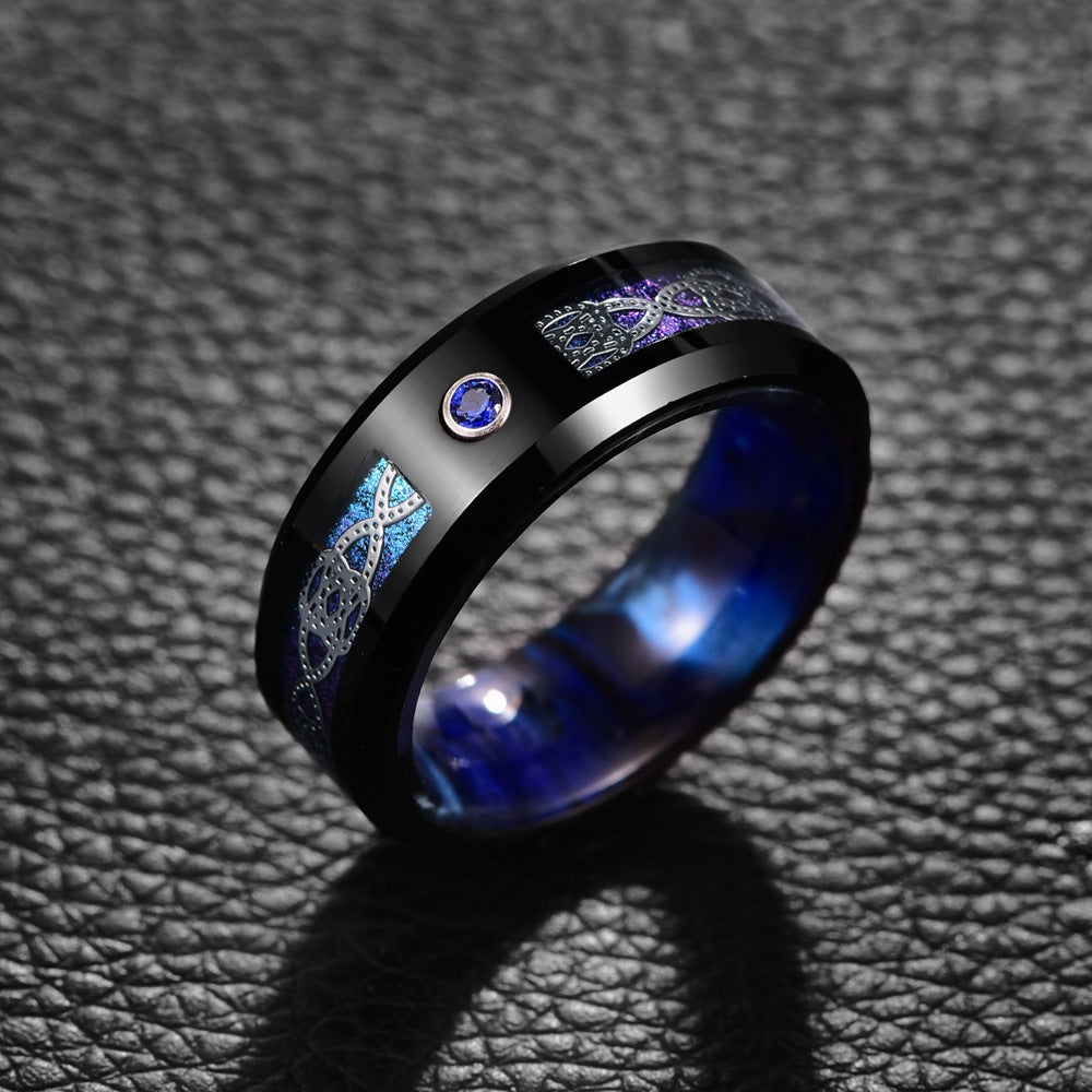 Herrenring aus Wolframkarbid mit Zirkonia – Bild 2 | LuxeStyle