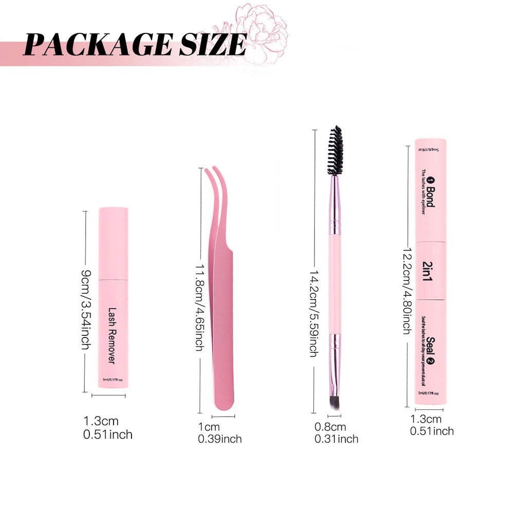 Wimpern-Büschel-Set für individuellen Look