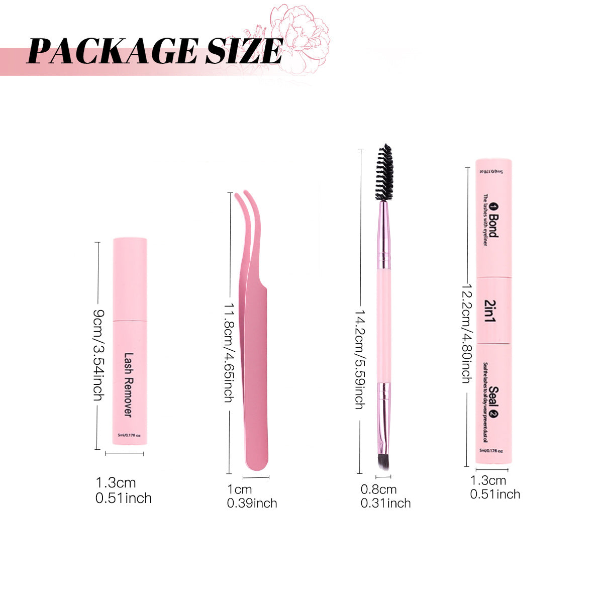 Wimpern-Büschel-Set für individuellen Look