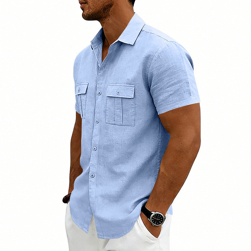 Casual Loose-fit T-Shirt mit zwei Taschen