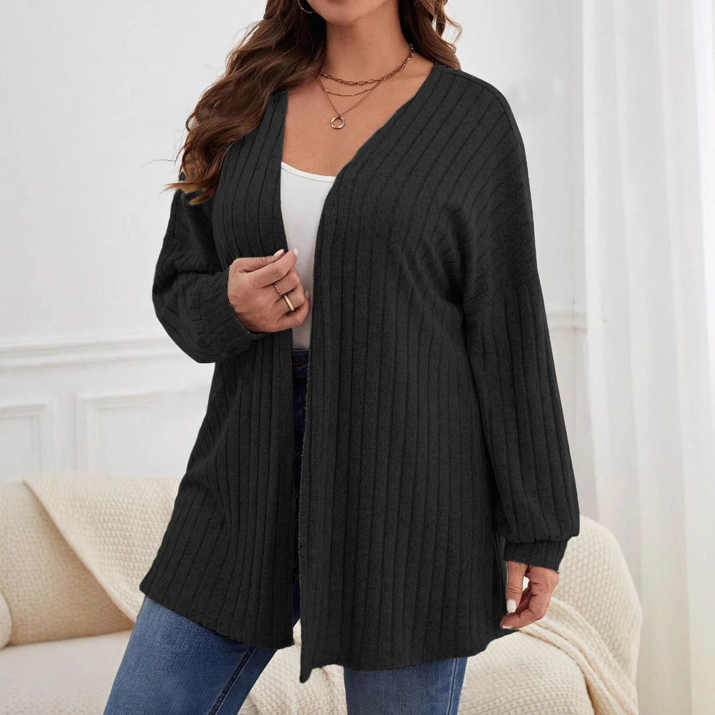 Lockere Strickjacke
