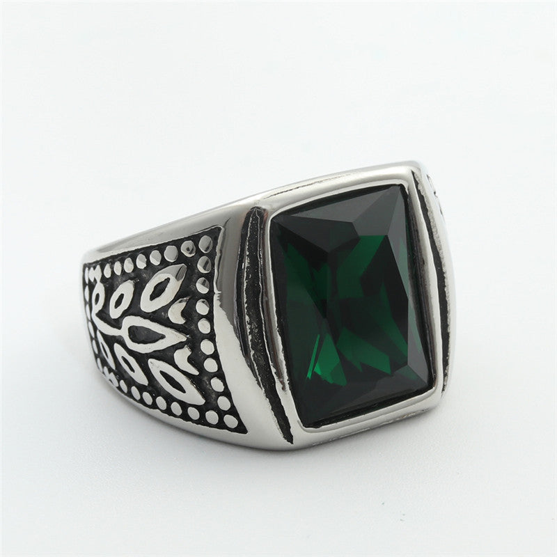 Vintage-Ring mit mehrfarbigen Edelsteinen – Bild 8 | LuxeStyle