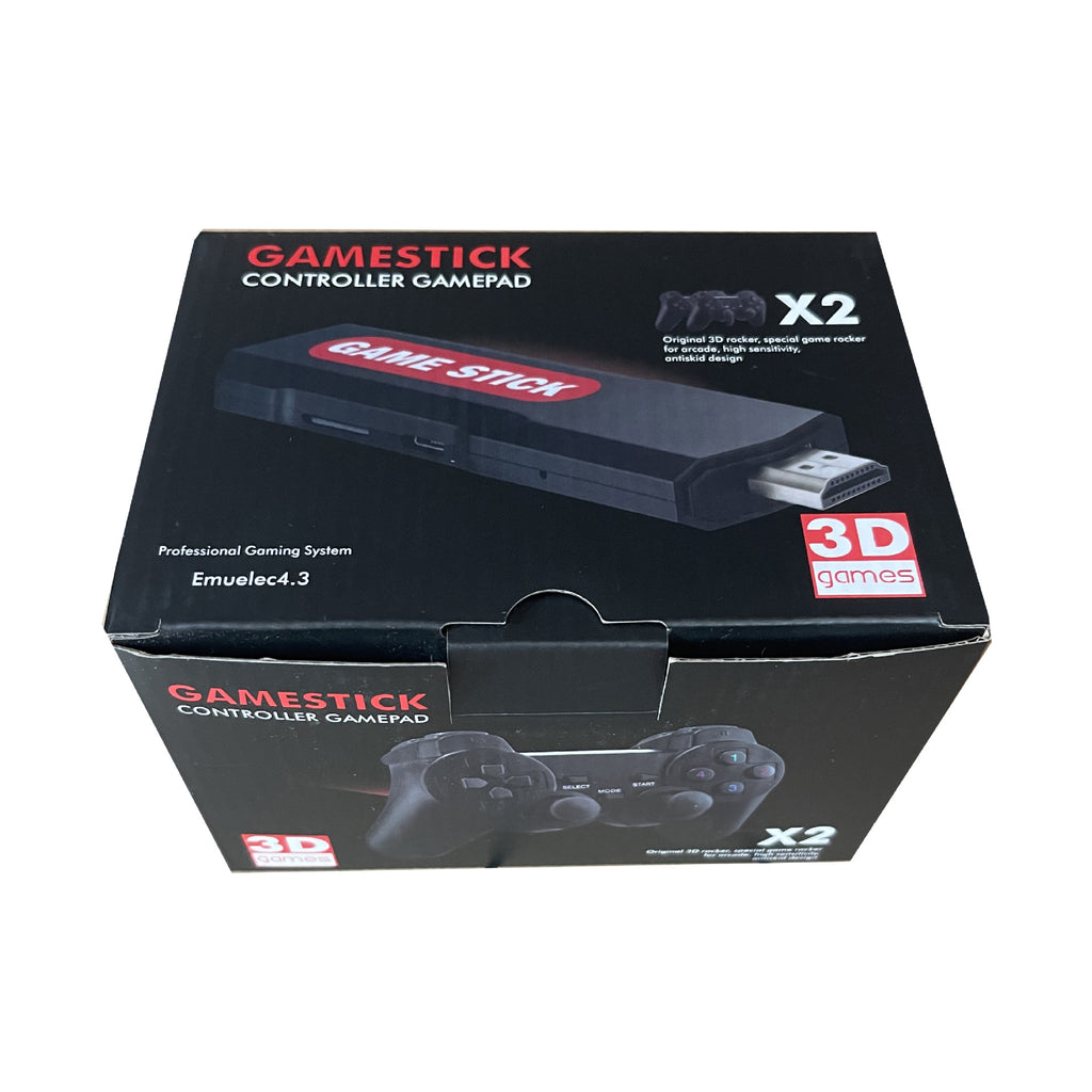 Wiederaufladbares Retro-Game-Set mit 2 Controllern