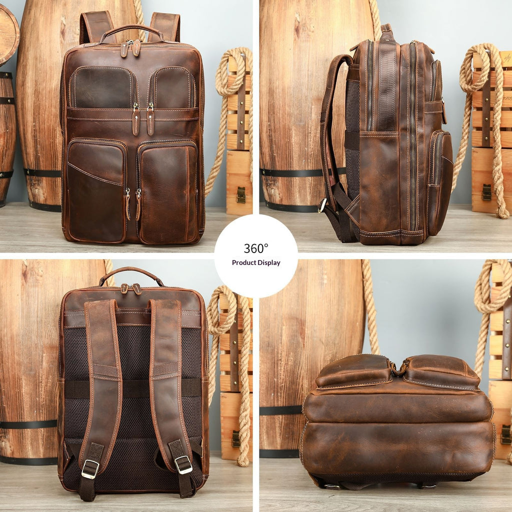 Lederrucksack «Outdoor» – Ansicht 5
