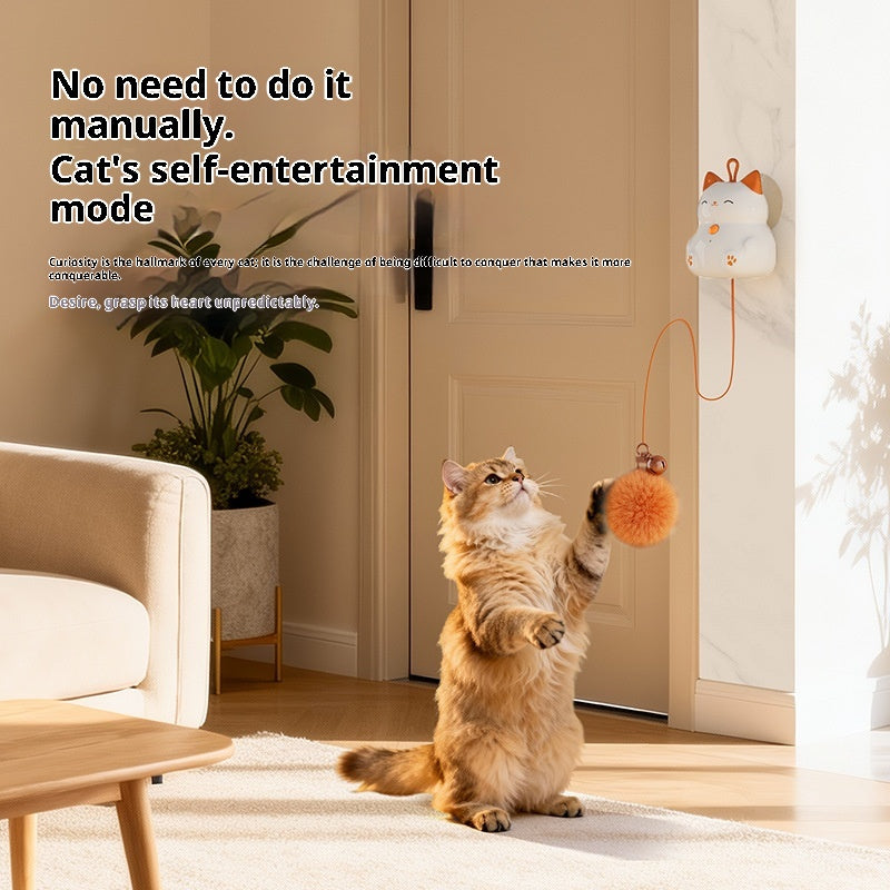 Intelligenter Spielball für Katzen