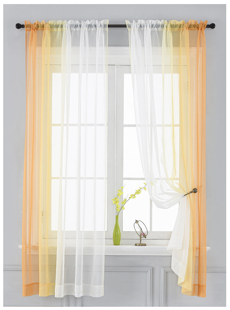 Farbverlauf-Vorhang Leinen-Optik – Bild 14 | LuxeStyle