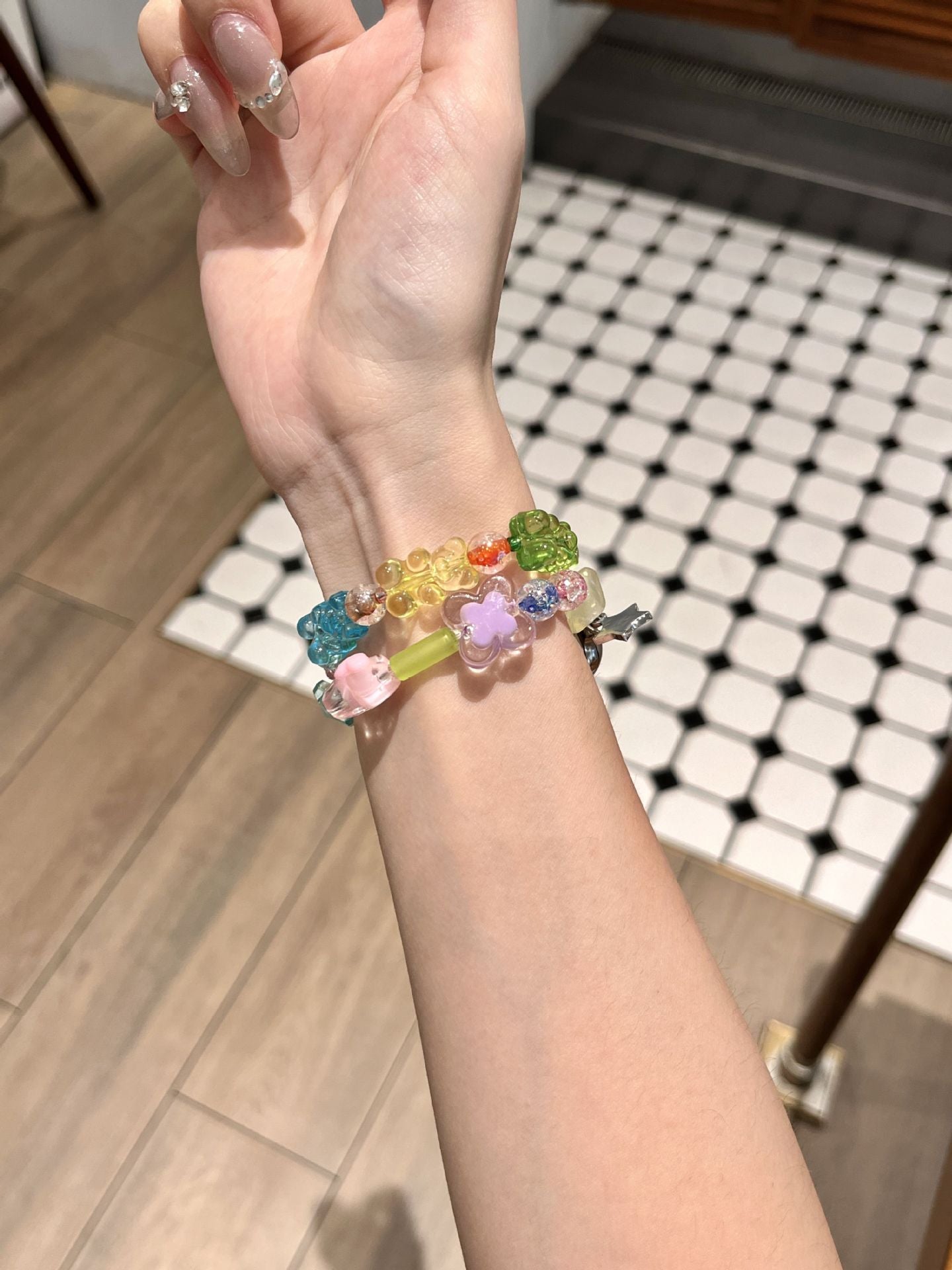 Bunte Armbanduhr