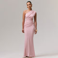 One-Shoulder Abendkleid Lang – Bild 9 | LuxeStyle