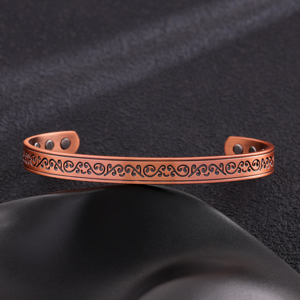 Magnetarmband aus gebürsteter Bronze