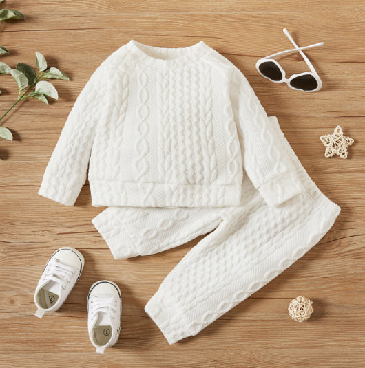Baby-Set: Pullover und Hose aus Baumwolle – Bild 4 | LuxeStyle