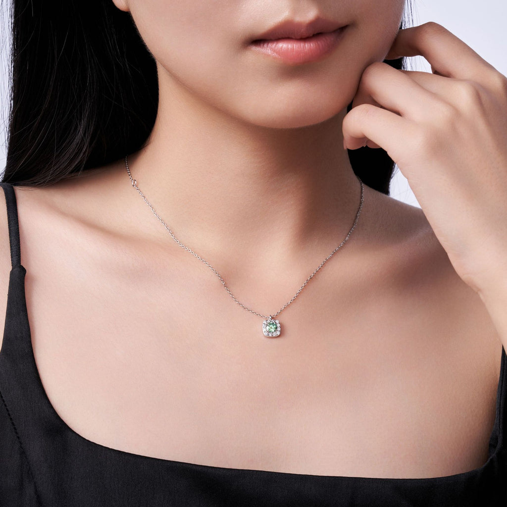 Mozanite Schlüsselbein-Kette Damen