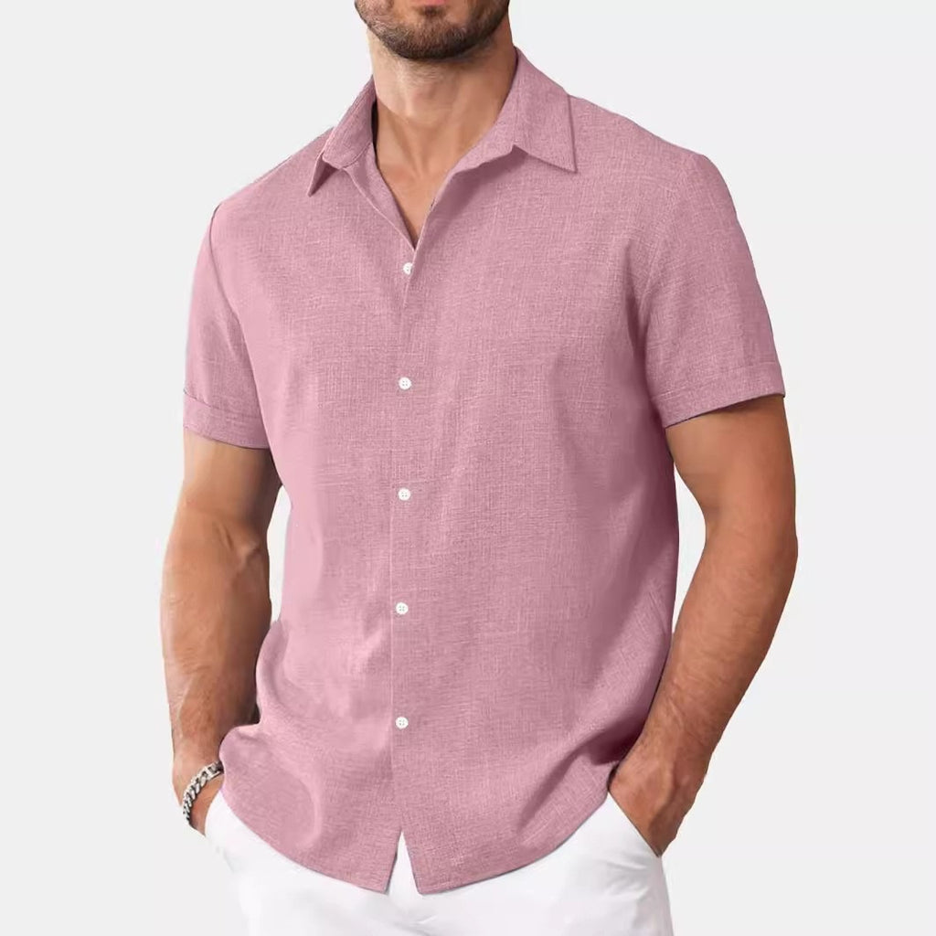 Herren Kurzarmhemd mit Print