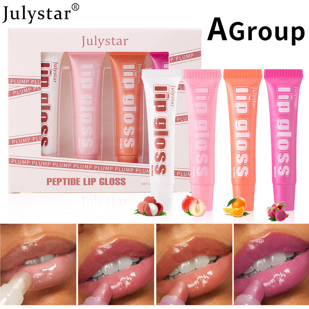 Feuchtigkeitsspendendes Lippenöl-Set mit Fruchtgeschmack – Ansicht 3