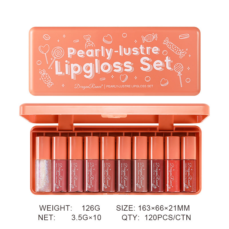 Feuchtigkeitsspendendes Glitter Lipgloss Set – Ansicht 2