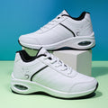 Damen-Sneaker aus Lederimitat mit Schnürung