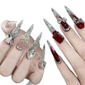 Handgemachte Eis-Transparente Full Diamond Maniküre – Bild 1 | LuxeStyle