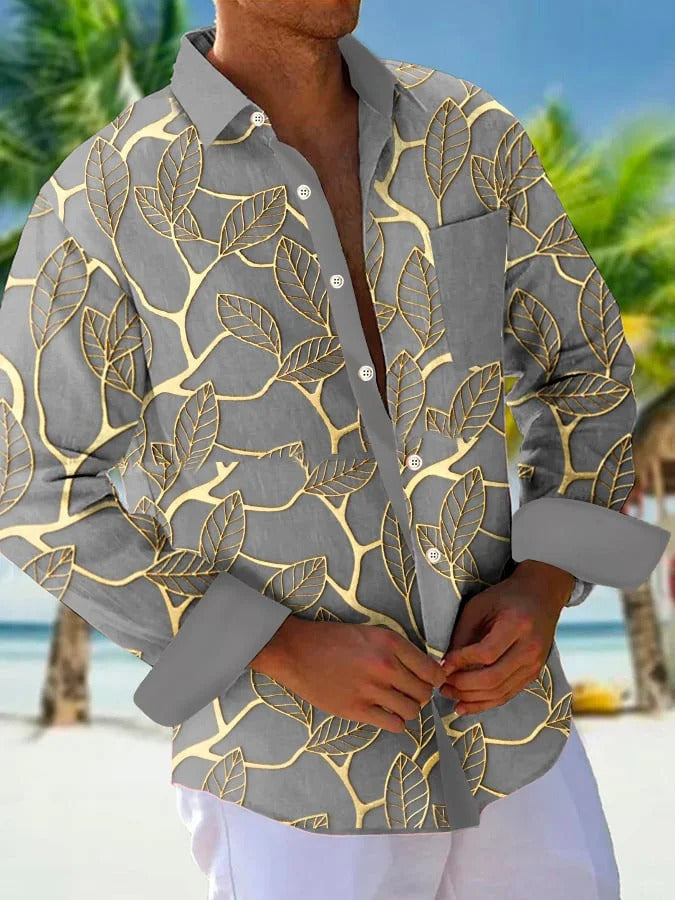 Lässiges Langarm-Shirt für Herren – Bild 8 | LuxeStyle