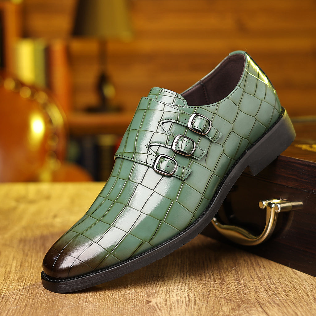 Herren Business-Schuhe mit Schnallen