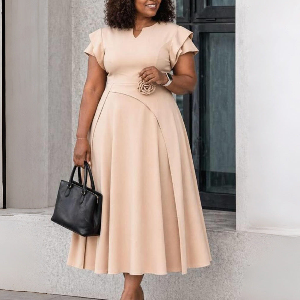 Elegantes Sommerkleid mit Blumenmuster