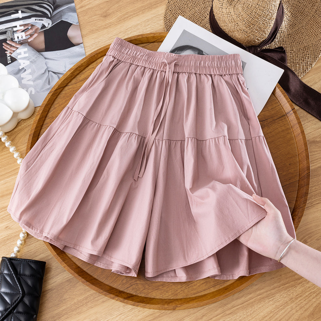Leichte Capri Culottes mit hoher Taille