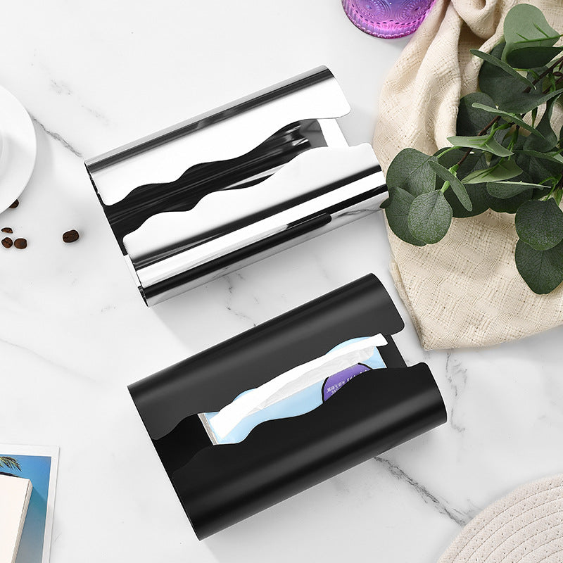 Edelstahl Papierhandtuchbox für den Schreibtisch – Bild 5 | LuxeStyle