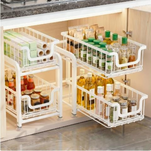 Klappbarer Auszug-Stauraum aus Schmiedeeisen – Bild 2 | LuxeStyle