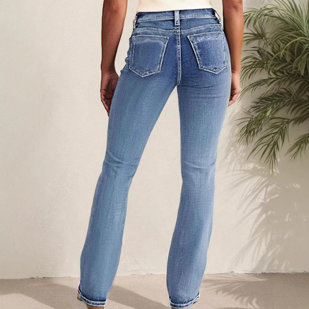 Lichtblaue Slim-Fit Jeans