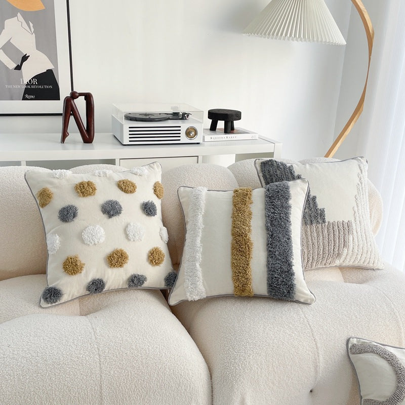 Boho Kissenbezug Baumwolle Leinen – Bild 8 | LuxeStyle