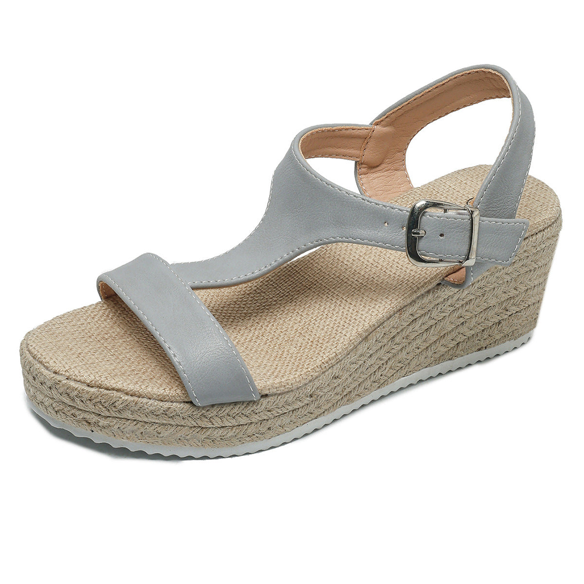 Sommer-Sandalen mit Keilabsatz