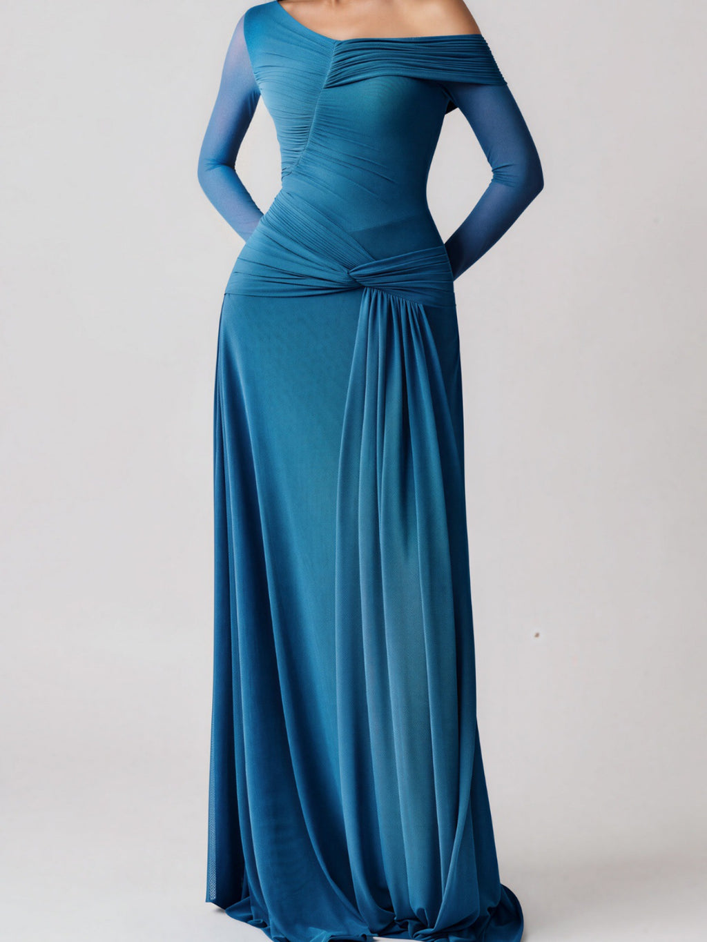 Asymmetrisches One-Shoulder Meerjungfrauenkleid