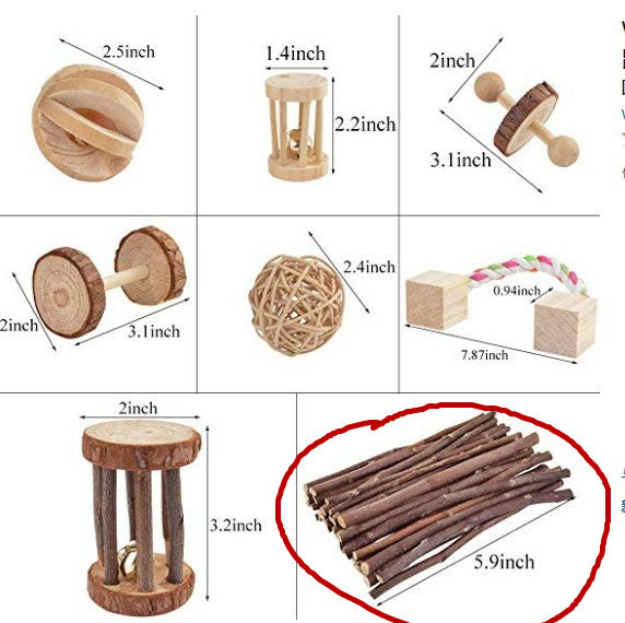 Holzspielzeug für Nager, Vögel, Katzen & Hunde – Bild 10 | LuxeStyle