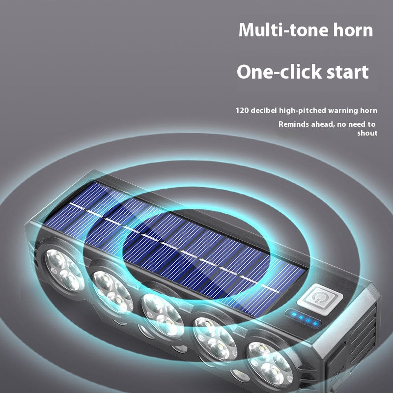 Solar Velo-Licht mit Hupe
