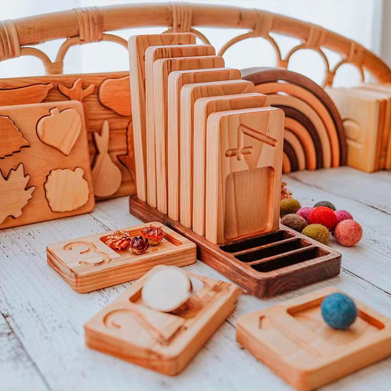Montessori Holzspielzeug Zählbrett – Bild 6 | LuxeStyle